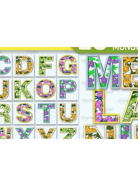 Σετ των 2 Intra απο ξύλο plywood 3mm-4mm πάχος γραμμάτων τρισδιάστατης κοπής με λέιζερ Δίασταση 30x20 cm INTRAFABR-105695862