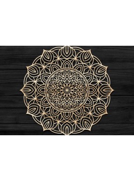 Intra απο ξύλο plywood 3mm-4mm πάχος Τρισδιάστατη , Mandala Δίασταση 30x30 cm INTRAFABR-73704329