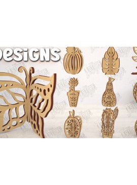 Intra απο ξύλο plywood 3mm-4mm πάχος 3D  Decor | Φυσικό Σχέδιο Δίασταση 30x20 cm INTRAFABR-113992099