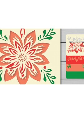 Intra απο ξύλο plywood 3mm-4mm πάχος 3D Layer Flower Cut File Decor Δίασταση 30x20 cm INTRAFABR-96145279