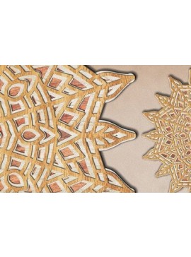 Intra απο ξύλο plywood 3mm-4mm πάχος 3D Layer Mandala Δίασταση 30x30 cm INTRAFABR-45867686