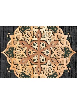Intra απο ξύλο plywood 3mm-4mm πάχος 3D Layer Mandala Δίασταση 30x30 cm INTRAFABR-45576242