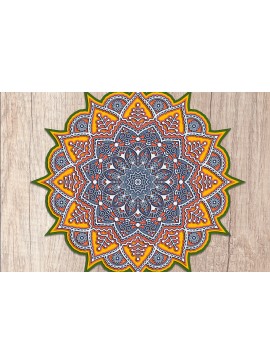 Σετ των 2 Intra απο ξύλο plywood 3mm-4mm πάχος 3D Layered Mandala Art – Πολυστρωματική κοπή Δίασταση 30x30 cm INTRAFABR-14437615