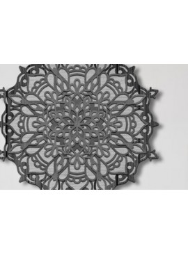 Σετ των 2 Intra απο ξύλο plywood 3mm-4mm πάχος 3d Layered Mandala Design Δίασταση 30x30 cm INTRAFABR-75804044