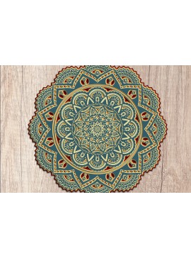 Intra απο ξύλο plywood 3mm-4mm πάχος 3D Layered Mandala – κοπής πολλαπλών επιπέδων Δίασταση 30x30 cm INTRAFABR-14461747