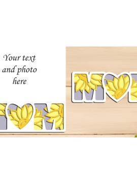Σετ των 3 Intra απο ξύλο plywood 3mm-4mm πάχος 3d Layered Mom , Mothers Day Papercut Δίασταση 8x8 cm INTRAFABR-97179808