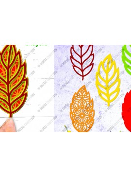 Σετ των 2 Intra απο ξύλο plywood 3mm-4mm πάχος Πρότυπο κοπής 3D φύλλου χαρτιού, Μάνταλα φύλλων Δίασταση 3600x3600 cm INTRAFABR-90585395