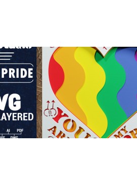 Σετ των 2 Intra απο ξύλο plywood 3mm-4mm πάχος 3d LGBT Pride Papercut Δίασταση 1200x1200 cm INTRAFABR-71811785