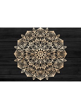 Intra απο ξύλο plywood 3mm-4mm πάχος Τρισδιάστατη Mandala Δίασταση 30x30 cm INTRAFABR-74280328