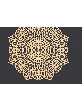 Intra απο ξύλο plywood 3mm-4mm πάχος 3D Mandala για Cricut Δίασταση 30x30 cm INTRAFABR-86059611