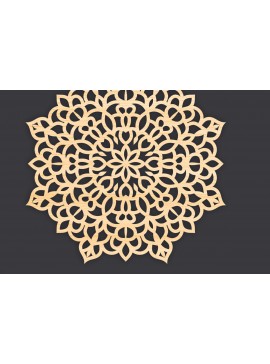 Intra απο ξύλο plywood 3mm-4mm πάχος 3D Mandala για Cricut Δίασταση 30x30 cm INTRAFABR-86059634