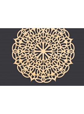 Intra απο ξύλο plywood 3mm-4mm πάχος 3D Mandala για Cricut Δίασταση 30x30 cm INTRAFABR-86059642