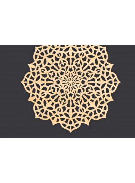 Intra απο ξύλο plywood 3mm-4mm πάχος 3D Mandala για Cricut Δίασταση 30x30 cm INTRAFABR-86060806