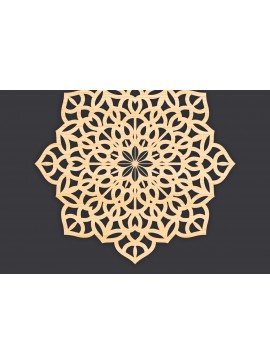 Intra απο ξύλο plywood 3mm-4mm πάχος 3D Mandala για Cricut Δίασταση 30x30 cm INTRAFABR-86060823