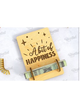 Intra απο ξύλο plywood 3mm-4mm πάχος 3D Money Holder Cut  Δίασταση 30x20 cm INTRAFABR-121433595