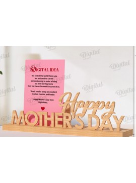 Intra απο ξύλο plywood 3mm-4mm πάχος Τρισδιάστατη θήκη κάρτας για τη γιορτή της μητέρας Δίασταση 30x20 cm INTRAFABR-118736387