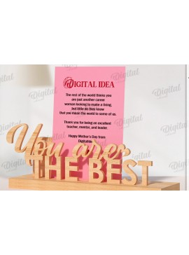 Intra απο ξύλο plywood 3mm-4mm πάχος Τρισδιάστατη θήκη κάρτας για τη γιορτή της μητέρας Δίασταση 30x20 cm INTRAFABR-118736296