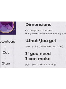 Σετ των 2 Intra απο ξύλο plywood 3mm-4mm πάχος 3D Mountain Shadow Box , Paper Cut Δίασταση 25x25 cm INTRAFABR-73763082