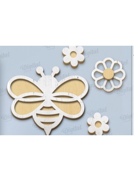 Intra απο ξύλο plywood 3mm-4mm πάχος Τρισδιάστατο διακόσμησης παιδικού σταθμού Δίασταση 30x20 cm INTRAFABR-119262865