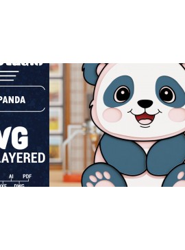 Σετ των 3 Intra απο ξύλο plywood 3mm-4mm πάχος 3D Panda Cut Papercut με λέιζερ Δίασταση 1500x1500 cm INTRAFABR-100718861