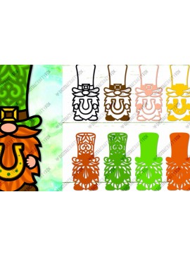 Intra απο ξύλο plywood 3mm-4mm πάχος 3D Patrick Gnome Paper Cut Δίασταση 284x3600 cm INTRAFABR-90590048