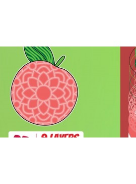 Intra απο ξύλο plywood 3mm-4mm πάχος αποκοπής 3D Peach Δίασταση 30x20 cm INTRAFABR-17904050