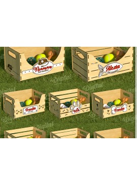 Intra απο ξύλο plywood 3mm-4mm πάχος 3D εξατομικευμένων καλαθιών παιχνιδιών για κατοικίδια Δίασταση 30x20 cm INTRAFABR-119613734