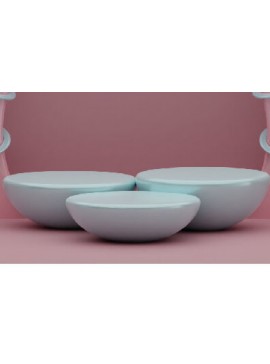 Intra απο ξύλο plywood 3mm-4mm πάχος Τρισδιάστατη απόδοση τριών ημικυλινδρικών ποδιών Δίασταση 30x20 cm INTRAFABR-58216146