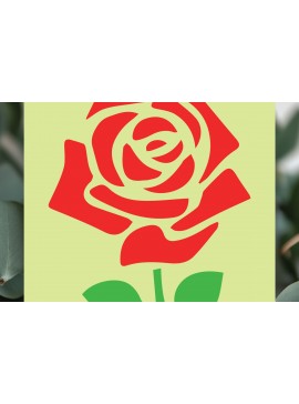 Σετ των 3 Intra απο ξύλο plywood 3mm-4mm πάχος 3D Rose Paper Cut Cut Δίασταση 4x4 cm INTRAFABR-117770369