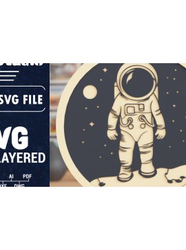 Σετ των 2 Intra απο ξύλο plywood 3mm-4mm πάχος 3D Space Multilayer Δίασταση 1500x1500 cm INTRAFABR-118910379