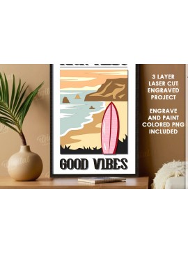 Intra απο ξύλο plywood 3mm-4mm πάχος Τρισδιάστατη καλοκαιρινής τέχνης τοίχων Δίασταση 40x40 cm INTRAFABR-123362560