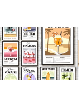 Intra απο ξύλο plywood 3mm-4mm πάχος 3D Summer Wall Arts Cut  Δίασταση 40x40 cm INTRAFABR-123495365