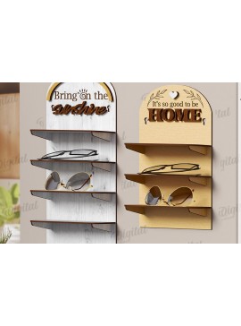 Intra απο ξύλο plywood 3mm-4mm πάχος ραφιών 3D γυαλιών ηλίου Δίασταση 30x20 cm INTRAFABR-121594470