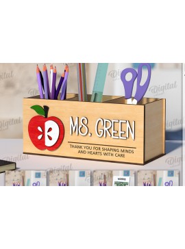 Intra απο ξύλο plywood 3mm-4mm πάχος 3D μολυβιών δασκάλου Δίασταση 30x20 cm INTRAFABR-120363085