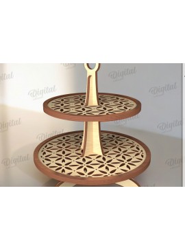 Intra απο ξύλο plywood 3mm-4mm πάχος με βάση 3D σε επίπεδα Δίασταση 30x20 cm INTRAFABR-120493540