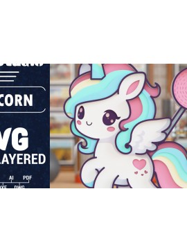 Σετ των 2 Intra απο ξύλο plywood 3mm-4mm πάχος 3D Unicorn Multilayer Cut  Δίασταση 1500x1500 cm INTRAFABR-119990846
