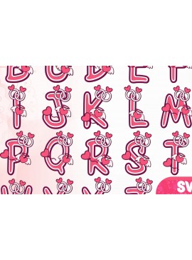 Σετ των 2 Intra απο ξύλο plywood 3mm-4mm πάχος Τρισδιάστατη κοπή χαρτιού με αλφάβητο του Αγίου Βαλεντίνου Bu Δίασταση 1500x1500 cm INTRAFABR-90562693