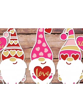 Intra απο ξύλο plywood 3mm-4mm πάχος τρισδιάστατη ημέρα του Αγίου Βαλεντίνου στοιχειωμένη Δίασταση 40x40 cm INTRAFABR-58086327