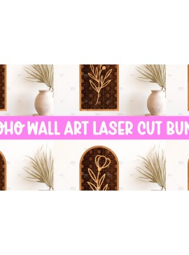 Intra απο ξύλο plywood 3mm-4mm πάχος 6 Ρουστίκ Βοτανικές Τέχνες Βλαστικών Τοίχων Δίασταση 40x40 cm INTRAFABR-124968654