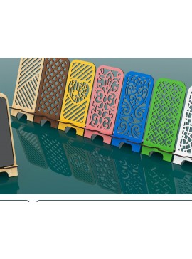 Σετ των 2 Intra απο ξύλο plywood 3mm-4mm πάχος βάσης τηλεφώνου 7 στυλ αποκοπής με λέιζερ Δίασταση 15x15 cm INTRAFABR-64988532