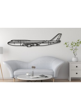 Σετ των 2 Intra απο ξύλο plywood 3mm-4mm πάχος 747 Airplane Silhouette Δίασταση 15x15 cm INTRAFABR-109755258
