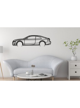 Σετ των 2 Intra απο ξύλο plywood 3mm-4mm πάχος A5 Car Silhouette, Car Δίασταση 15x15 cm INTRAFABR-109755243