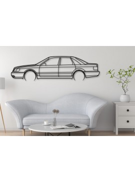 Σετ των 2 Intra απο ξύλο plywood 3mm-4mm πάχος A6 C4 Car Silhouette Δίασταση 15x15 cm INTRAFABR-110155184