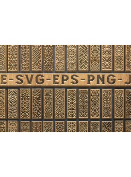 Intra απο ξύλο plywood 3mm-4mm πάχος Αφηρημένο πάνελ κοπής με λέιζερ Δίασταση 3600x7200 cm INTRAFABR-124680244