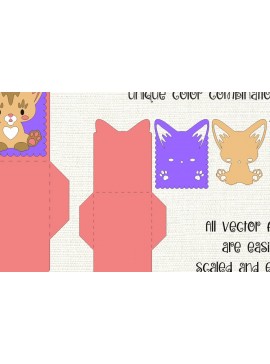 Σετ των 3 Intra απο ξύλο plywood 3mm-4mm πάχος Γάτα Αβησσυνίας | Κάτοχος δωροκάρτας Δίασταση 15x15 cm INTRAFABR-102822352