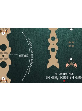 Σετ των 2 Intra απο ξύλο plywood 3mm-4mm πάχος Πρότυπο θήκης για γλειφιτζούρι αβησσυνίας Δίασταση 30x20 cm INTRAFABR-26827552