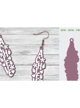 Σετ των 3 Intra απο ξύλο plywood 3mm-4mm πάχος Αποκτήστε σκουλαρίκια κοπής με λέιζερ Δίασταση 3x3 cm INTRAFABR-111647959