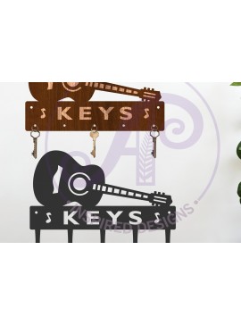 Σετ των 2 Intra απο ξύλο plywood 3mm-4mm πάχος Σχέδια κλειδαριάς ακουστικής κιθάρας Δίασταση 12x12 cm INTRAFABR-123118091