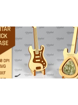 Σετ των 2 Intra απο ξύλο plywood 3mm-4mm πάχος Στήριγμα ακουστικής κιθάρας με λέιζερ Δίασταση 30x20 cm INTRAFABR-97357006