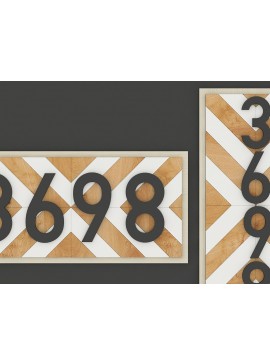 Σετ των 2 Intra απο ξύλο plywood 3mm-4mm πάχος Διεύθυνση Sign   Ξύλινο πάπλωμα Δίασταση 30x20 cm INTRAFABR-39276800